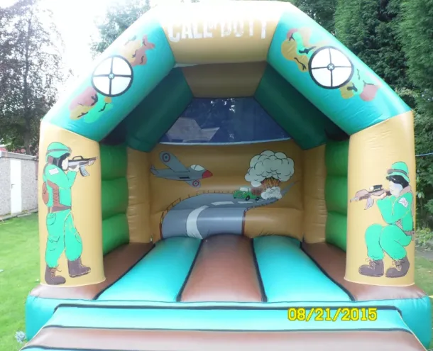 Call Of Duty Bouncy Castle 12 X 14 Feet