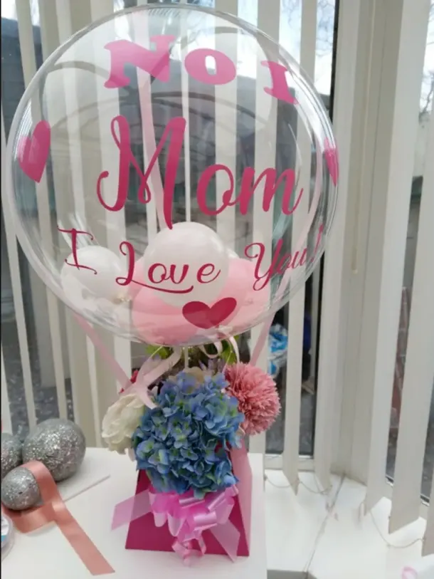 Floral Balloon Gift