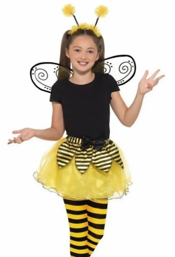 Kids Bumblebee Kit (tutu Wings Head Band) - One Size