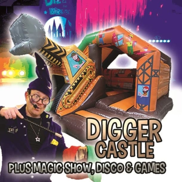 Digger Castle And Magic Show Little Disco  Games - 2hr Package