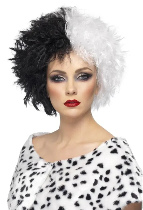 Evil Madame Wig Black And White