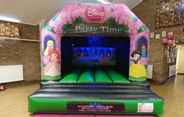 Young Princess Disco Bouncy Castle