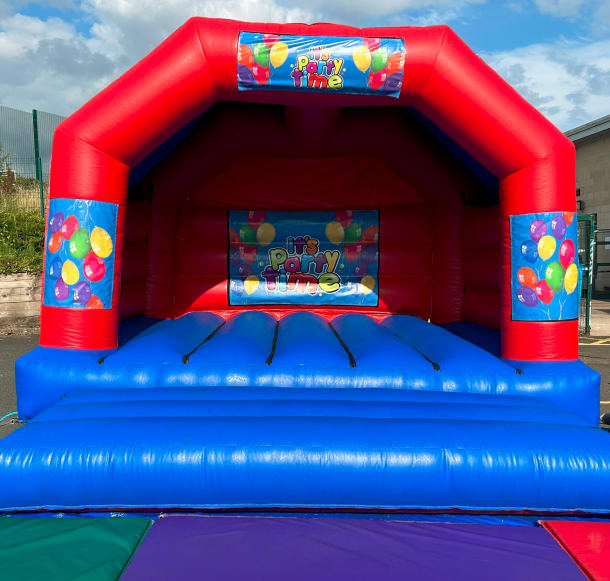 18ft X 15ft Blue And Red Castle - Balloons Theme Generic