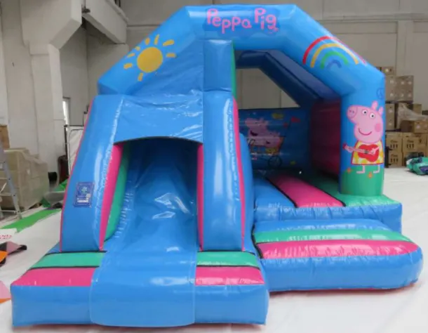 Peppa Pig Slide Bouncy Castle Hire Liverpool