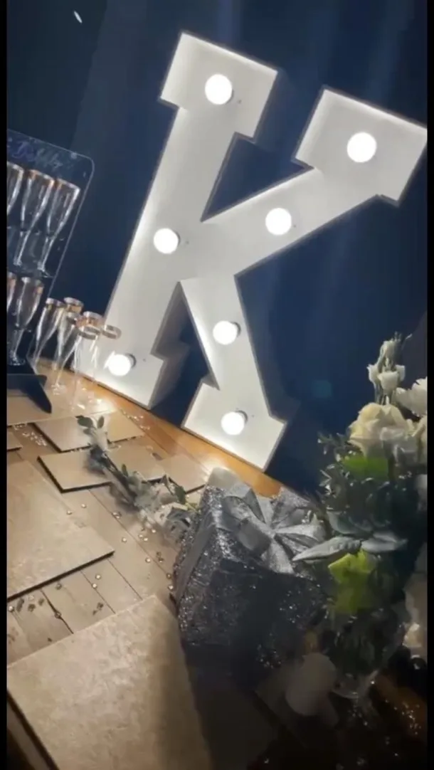 Light Up Letter - K