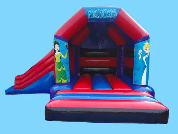 Themed Side Slide Bouncy Castle - Princess