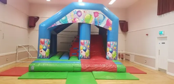 Blue Party Theme Play And Slide