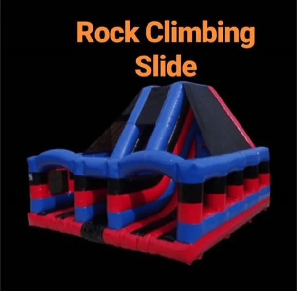 Dual Rock Climbing Slide