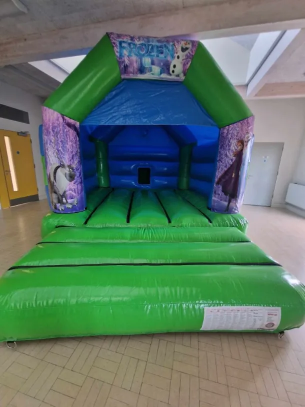 Green Frozen Bouncy Castle