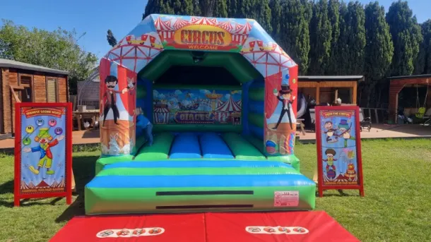 Circus Disco Bouncy Castle