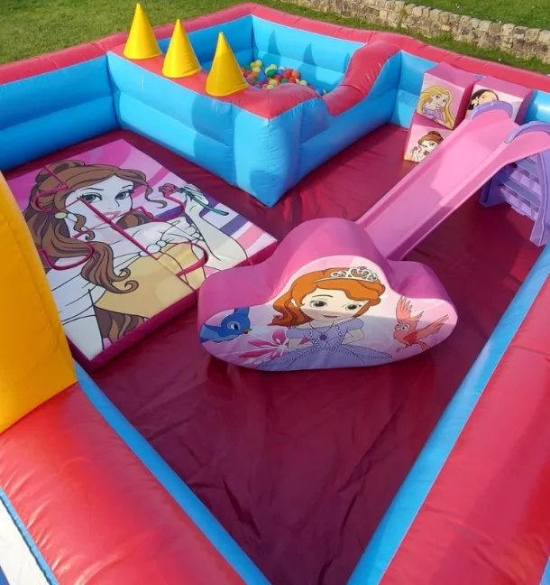 Princess Soft Play With Inflatable Arena