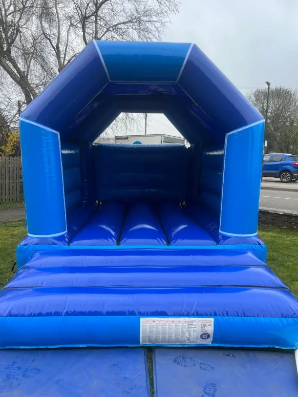 Blue Bouncy Castle 11x15ft