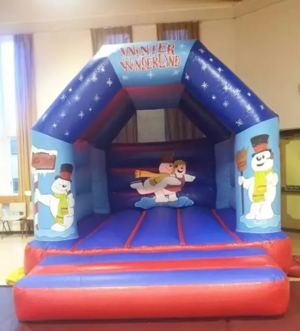 Winter Wonderland Themed Bouncy Castle