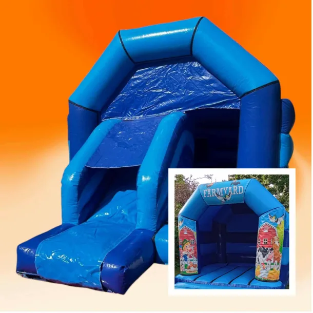 Blue Front Slide - Farmyard Theme