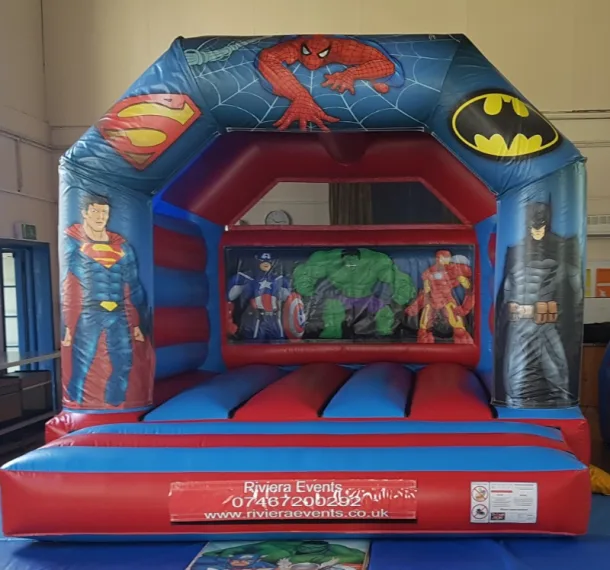 Superheroes Bouncy Castle