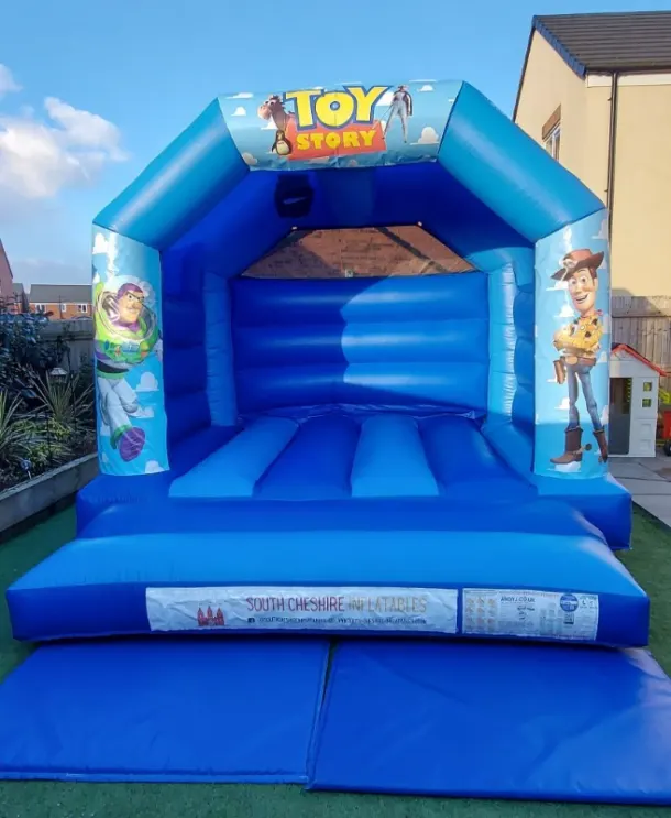 Toy Story Castle Light Blue 12ft X 12ft Blue And Light Blue