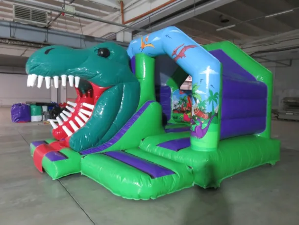 3d Dinosaur Front Slide Combo Hire Wirral