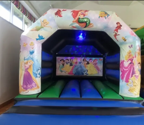 Princess 2 Disco Bouncy Castle