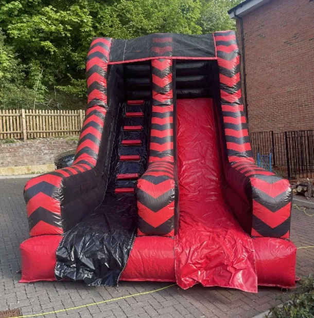 8ft Platform Red And Black Hyper Slide