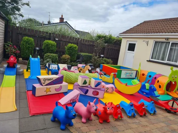 Inflatable Ballpit Soft Play And Ride On Set