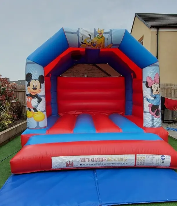 Mickey Mouse Castle 12ft X 12ft Red And Blue