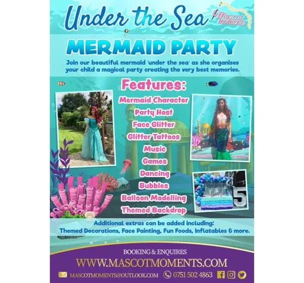 Under The Sea Mermaid Party Package