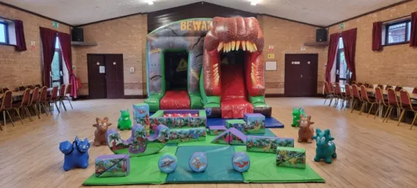 Dinosaur Bouncy Castle Soft Play Package B