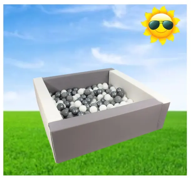 Grey And White Ball Pit