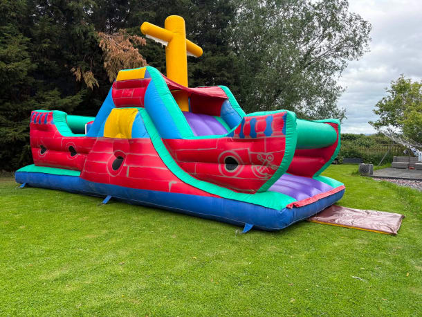 Pirate Ship Assault Course 26ft X 10ft