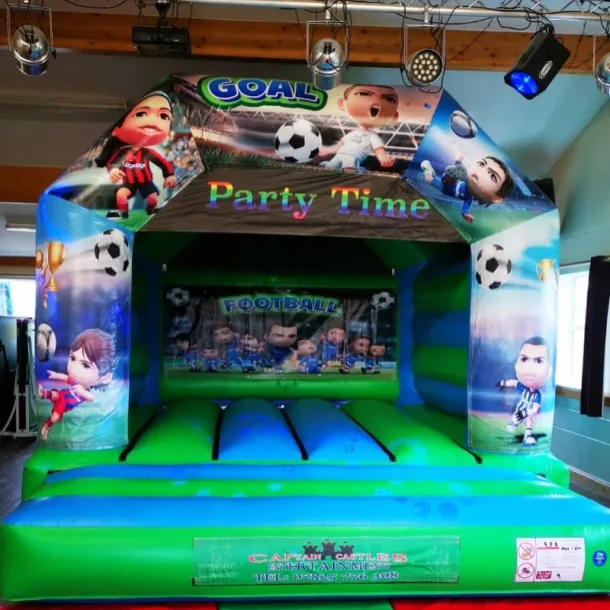 Football Disco Bouncy Castle