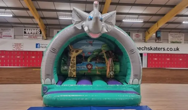 3d Jungle Bouncy Castle