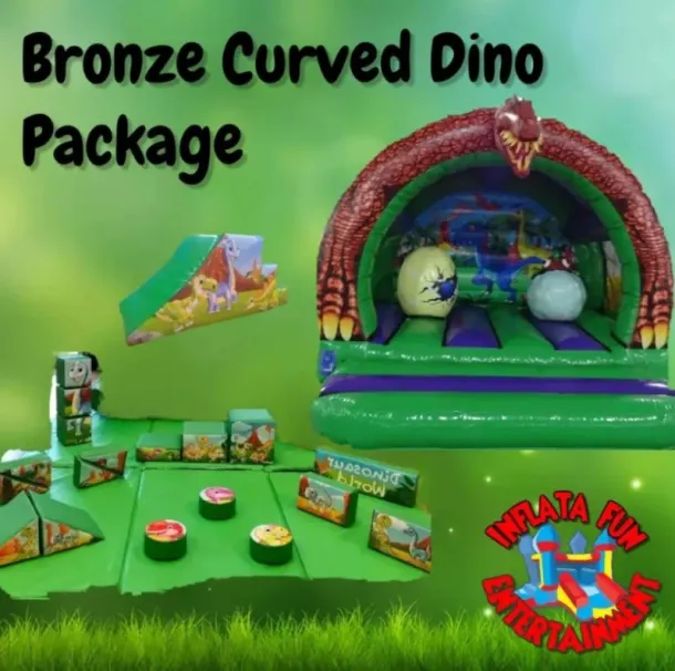 Bronze Curved Dinosaur Package