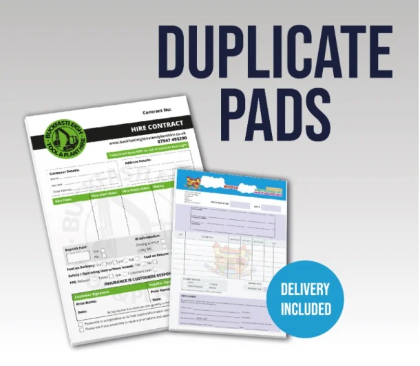 A5 Duplicate Pads - Single Sided