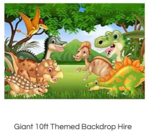 Dinosaur Backdrop
