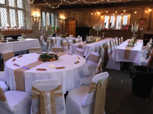 Chair Cover And Hessian Sash