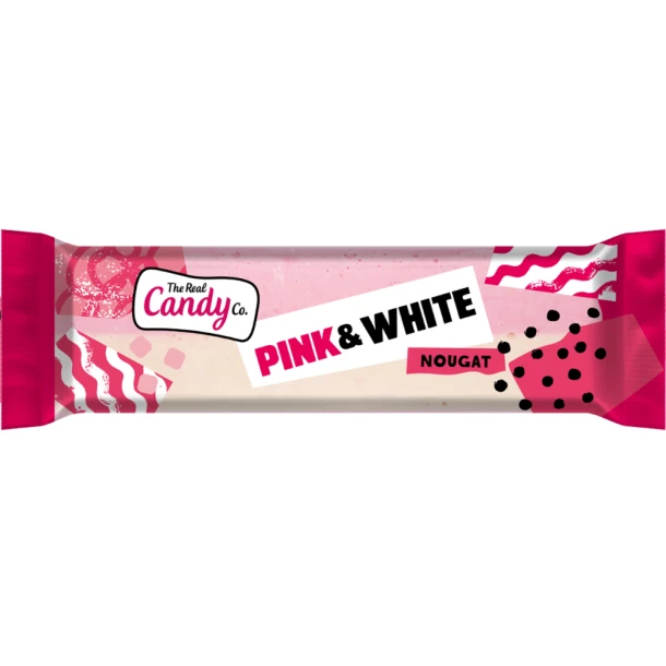 The Real Candy Co. Pink And White Nougat Bars