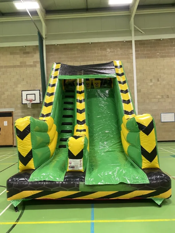 Toxic Theme Inflatable Slide - 10ft Platform