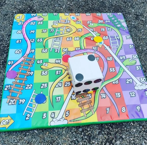 Snakes And Ladders Game 1m X 1m