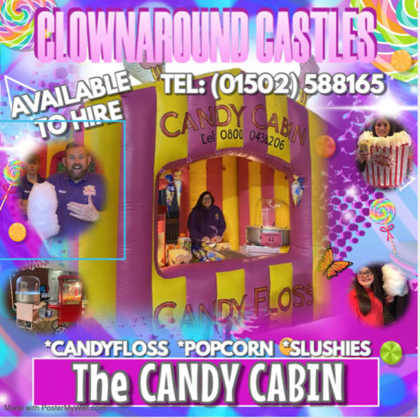 Inflatable Candyfloss Cabin