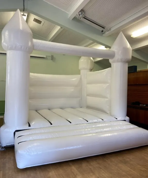 White Wedding Bouncy Castle