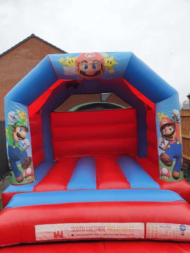 Mario Castle 12ft X 12ft Blue And Red
