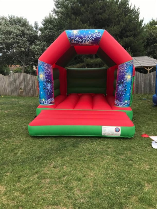 11ft X 15ft Celebration Bouncy Castle - Red