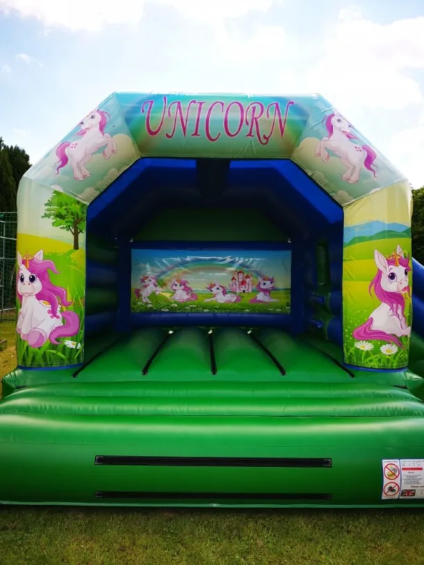 Unicorn 3 Disco Bouncy Castle