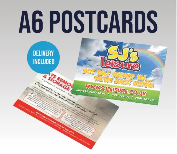 A6 Postcards - Card Thickness