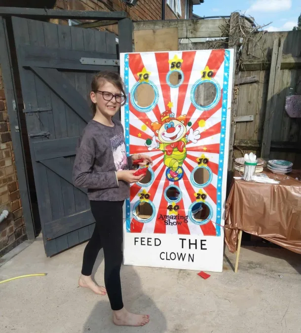 Clown Bean Bag Toss