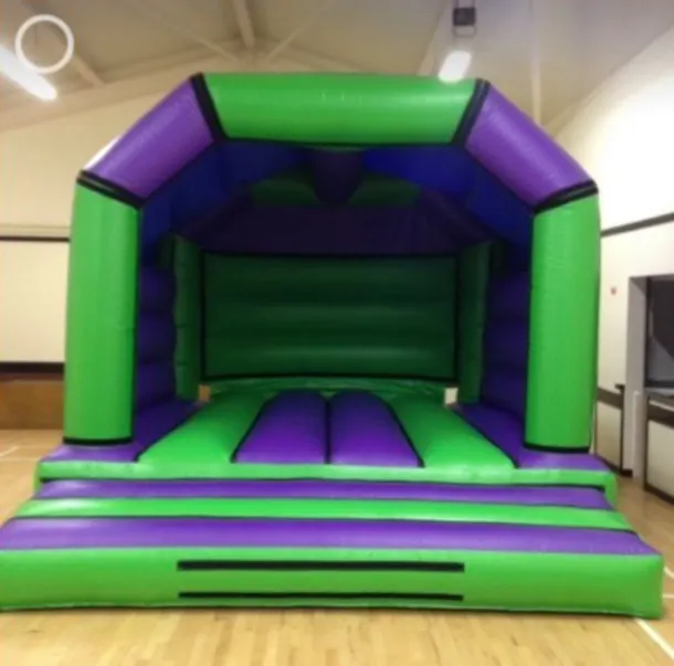 Green And Purple Velcro Castle