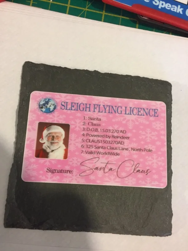 Santa Flying License