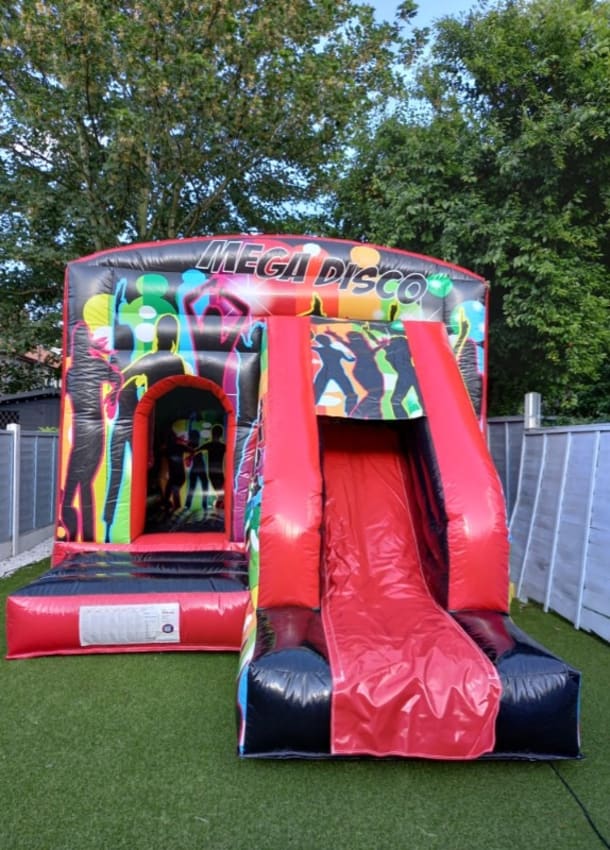 Disco Front Slide Combo Castle