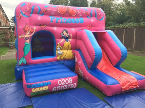 12x16 Princess Bouncy Castle With Silde