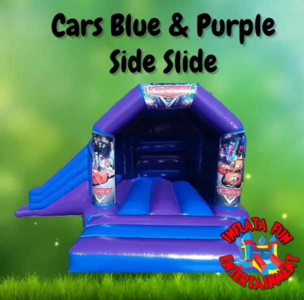 Cars Blue And Purple Castle With Side Slide